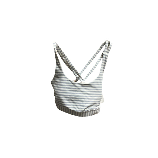 Athletic Bra By Lululemon In Striped Pattern, Size: S