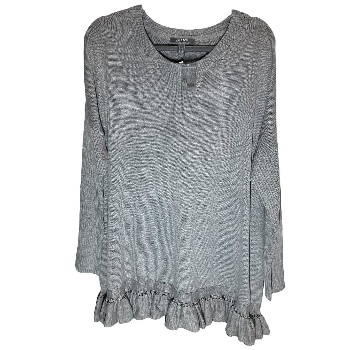 Sweater By Lisa Rinna In Grey, Size: L