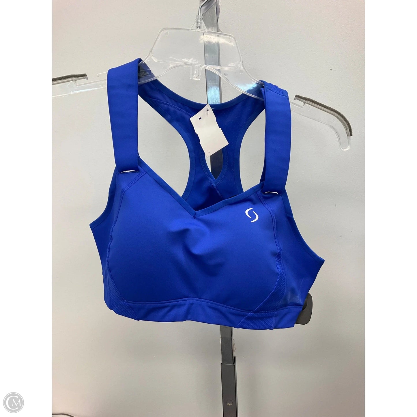 Athletic Bra By Moving Comfort Athletic In Blue, Size: 38c
