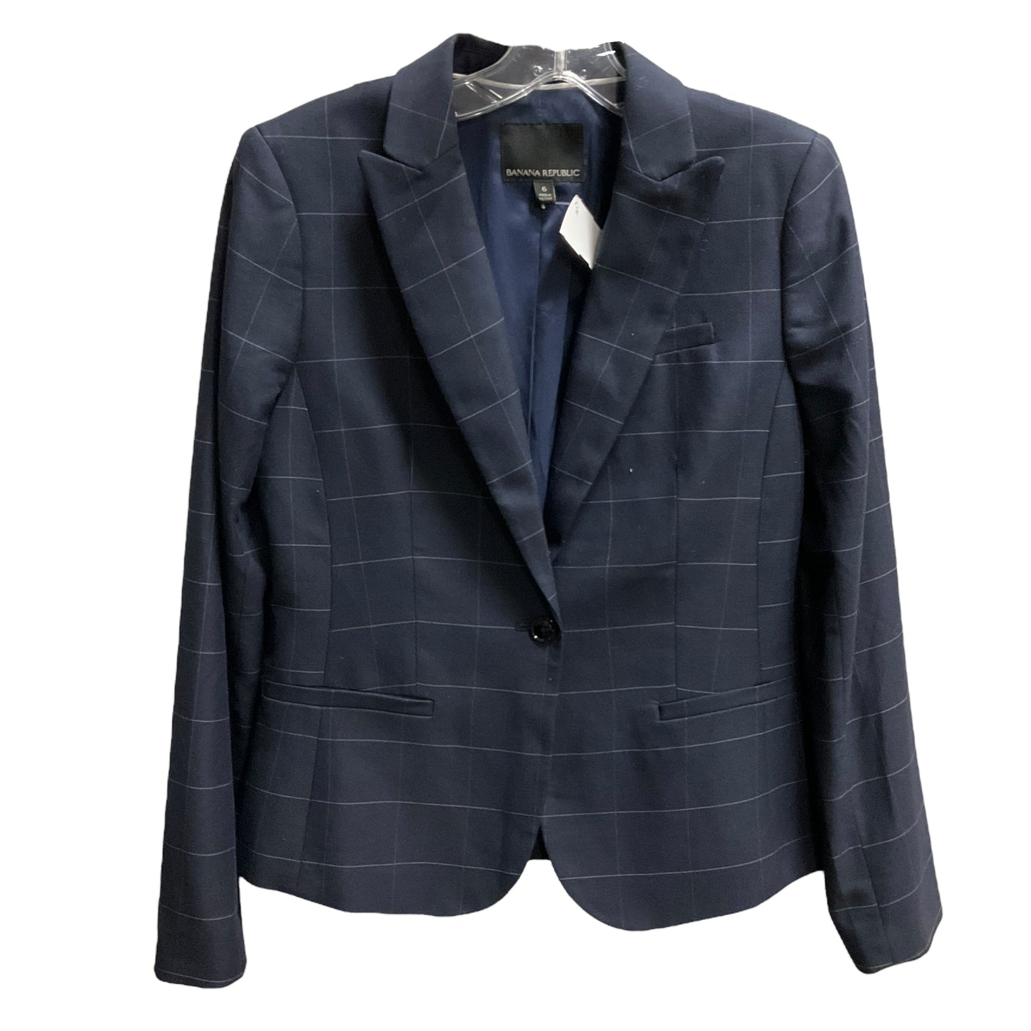 Blazer By Banana Republic In Navy, Size: 6