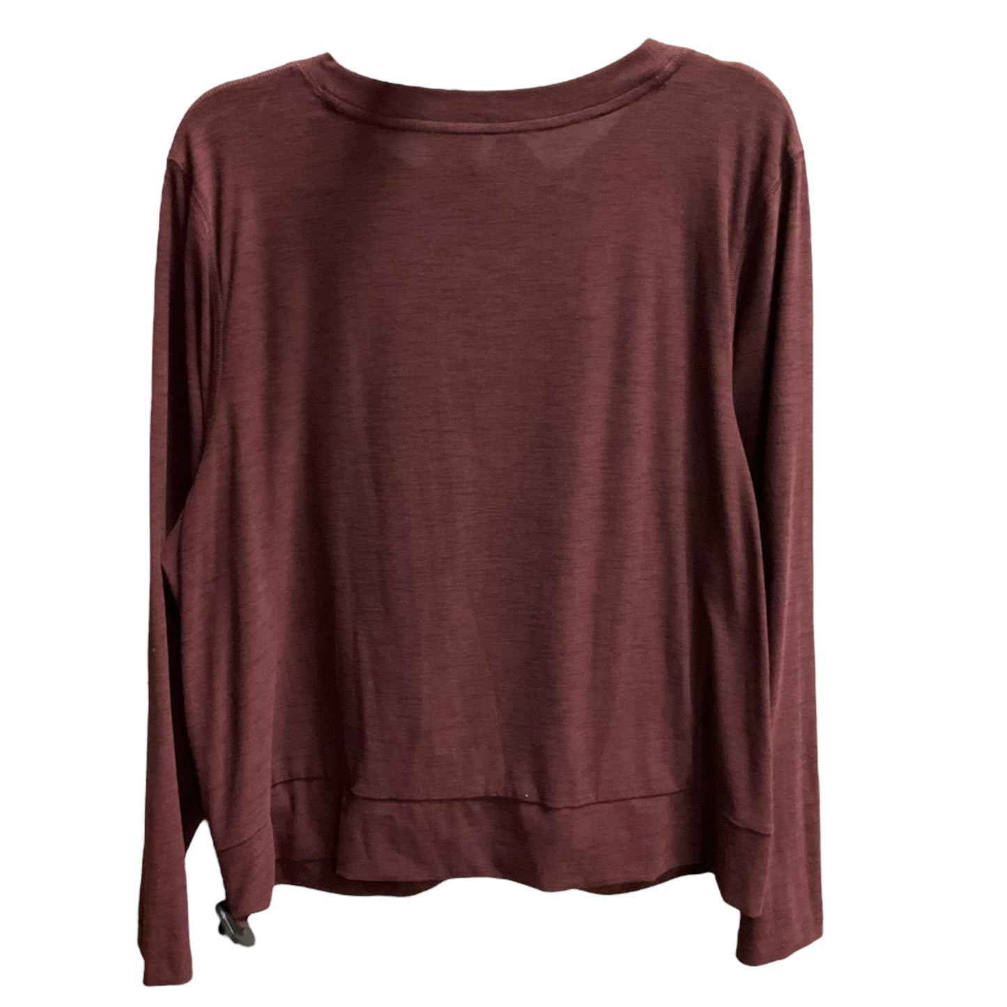 Top Long Sleeve Basic By Old Navy In Red, Size: Xxl