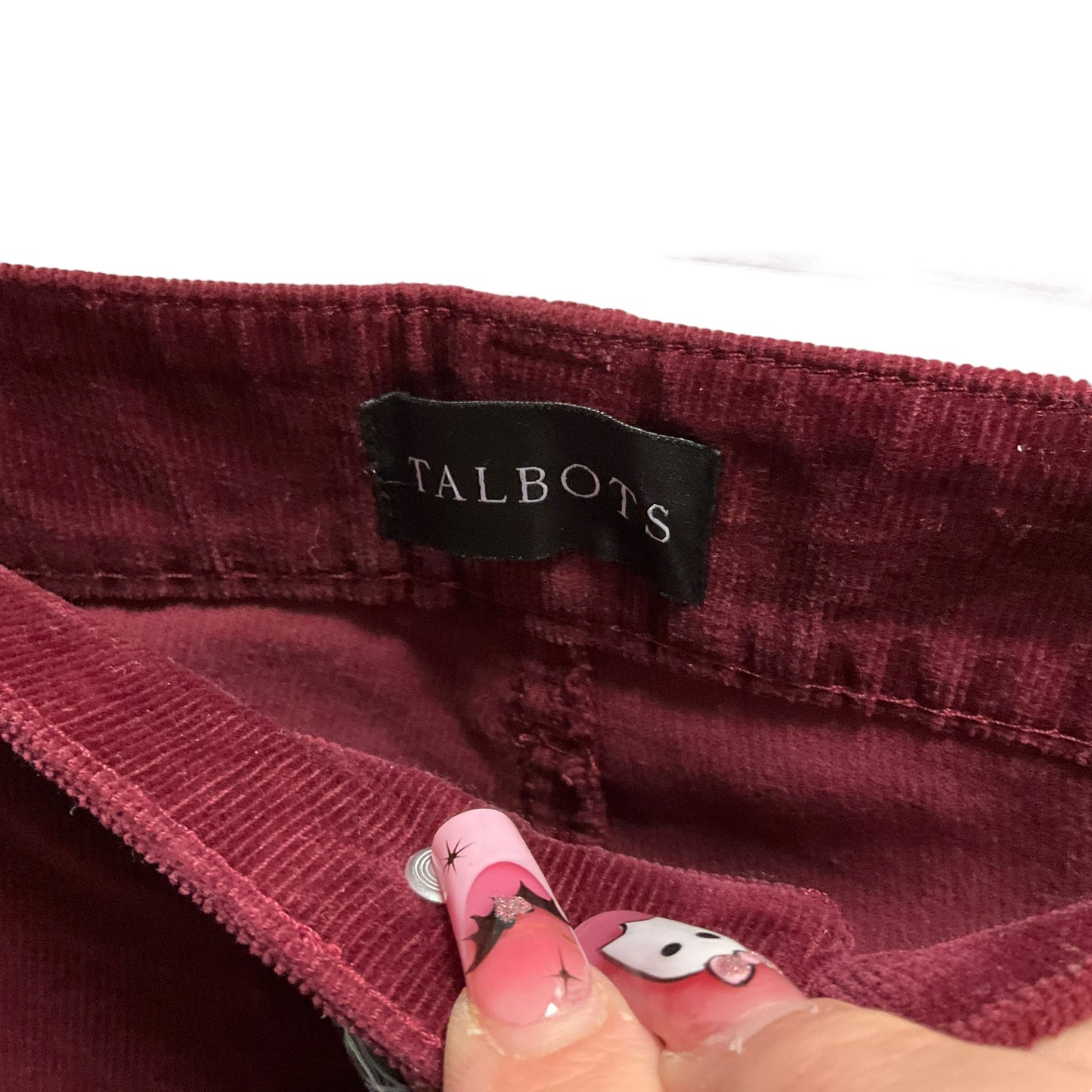 Pants Corduroy By Talbots In Red, Size: 14p