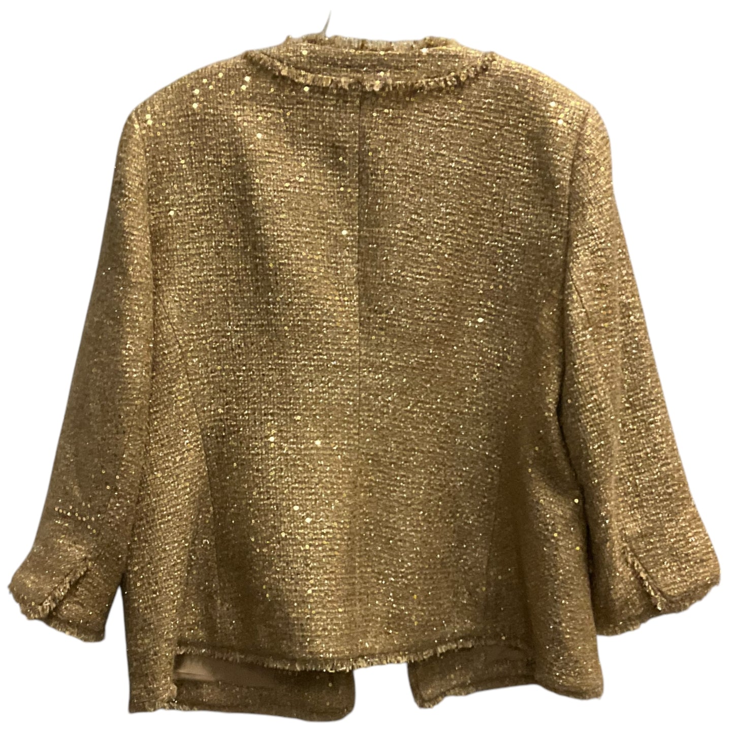 Blazer By Chicos In Gold, Size: L