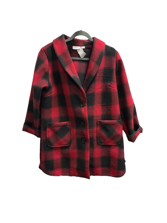 Coat Other By Joan Rivers In Plaid Pattern, Size: S