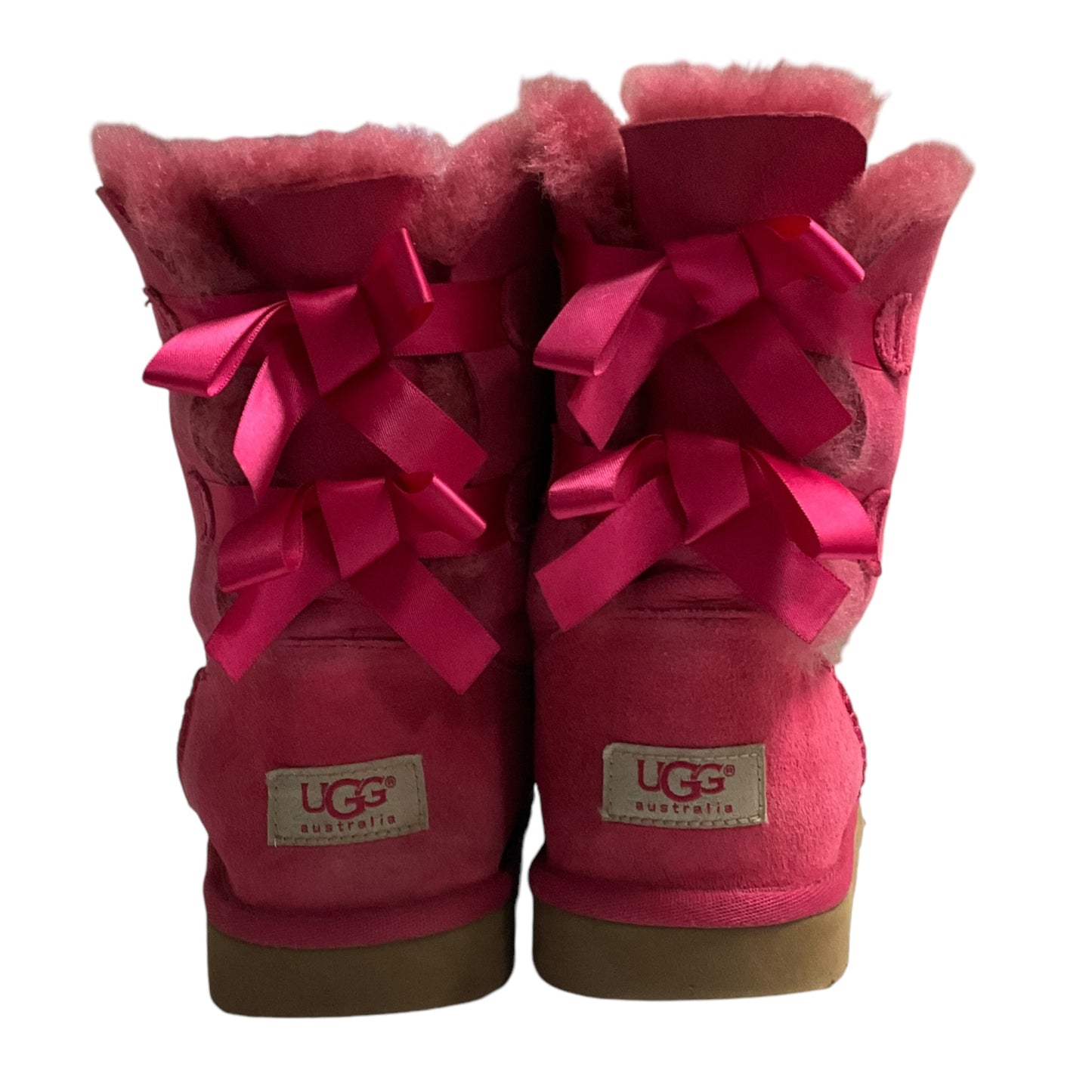 Boots Designer By Ugg In Pink, Size: 6