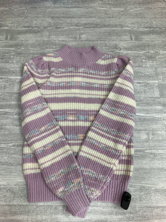 Sweater By Loft In Purple, Size: Xs