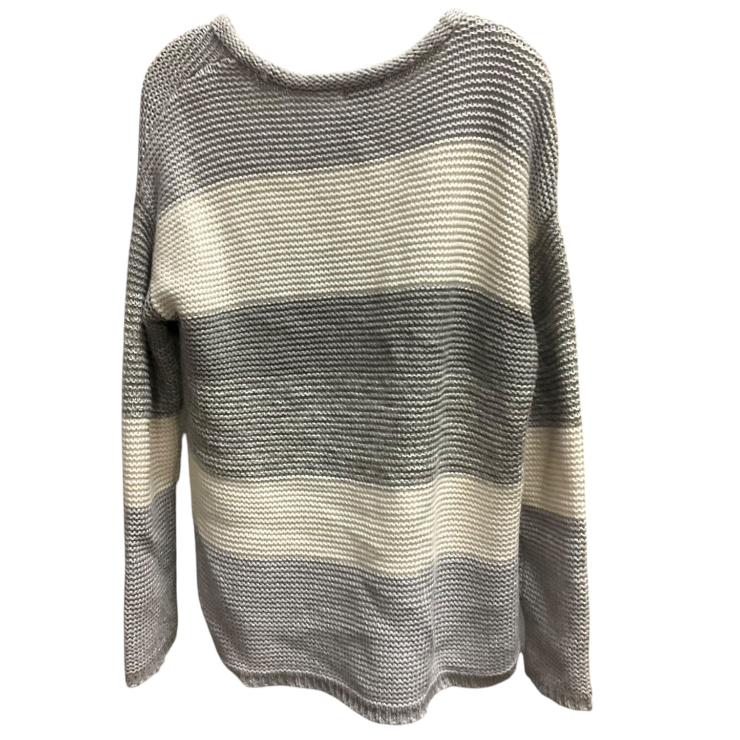 Sweater By Calvin Klein In Grey, Size: M