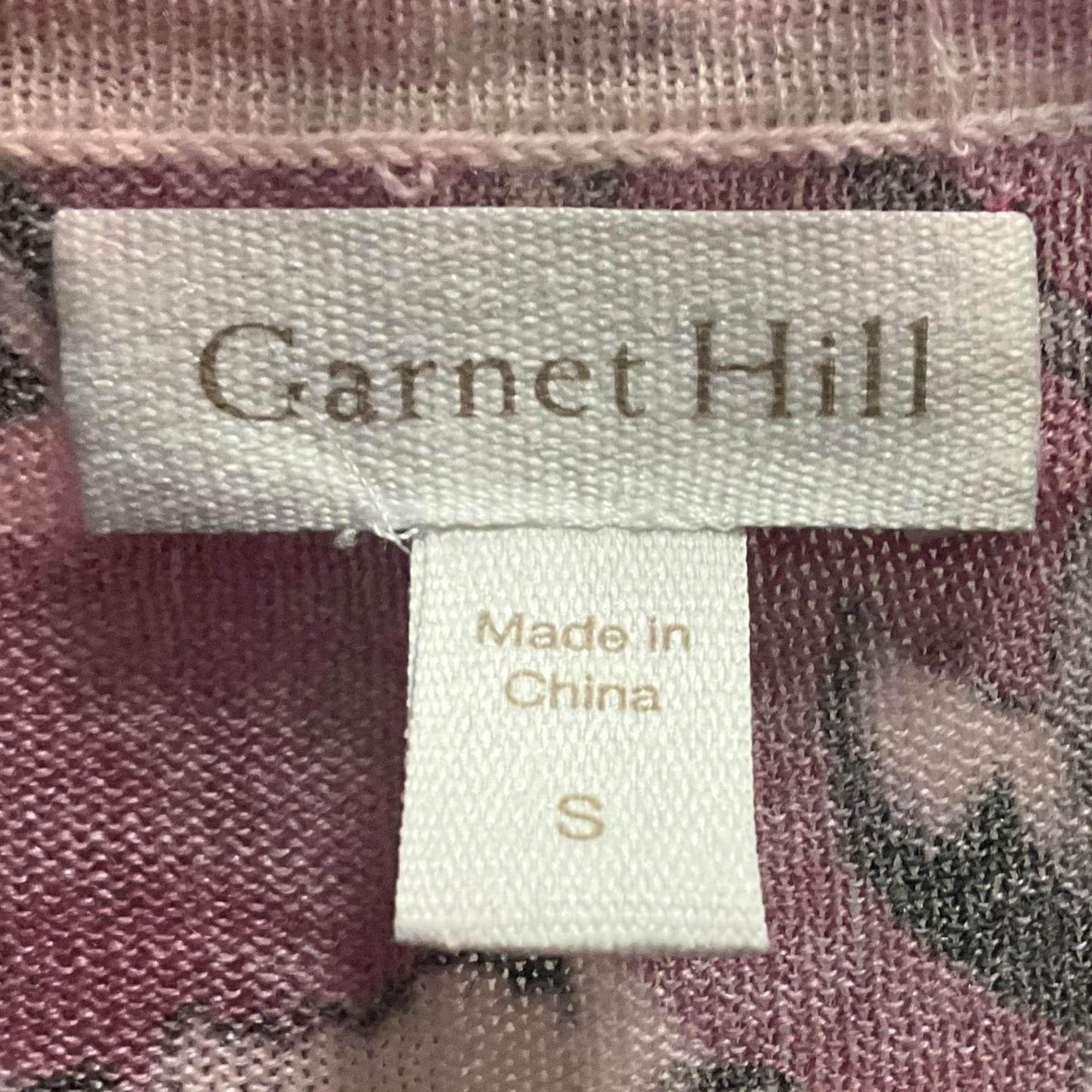 Sweater Cardigan By Garnet Hill In Floral Print, Size: S