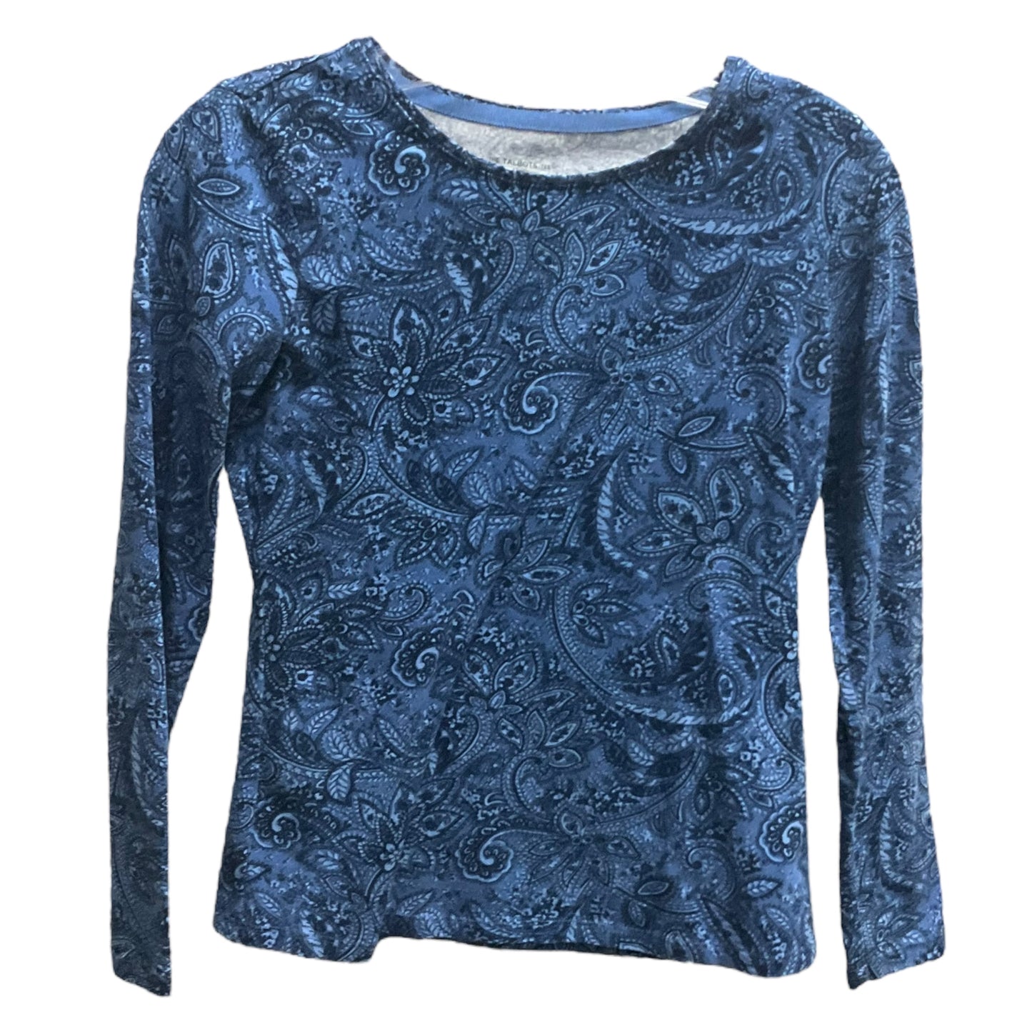 Top Long Sleeve By Talbots In Blue, Size: Xsp