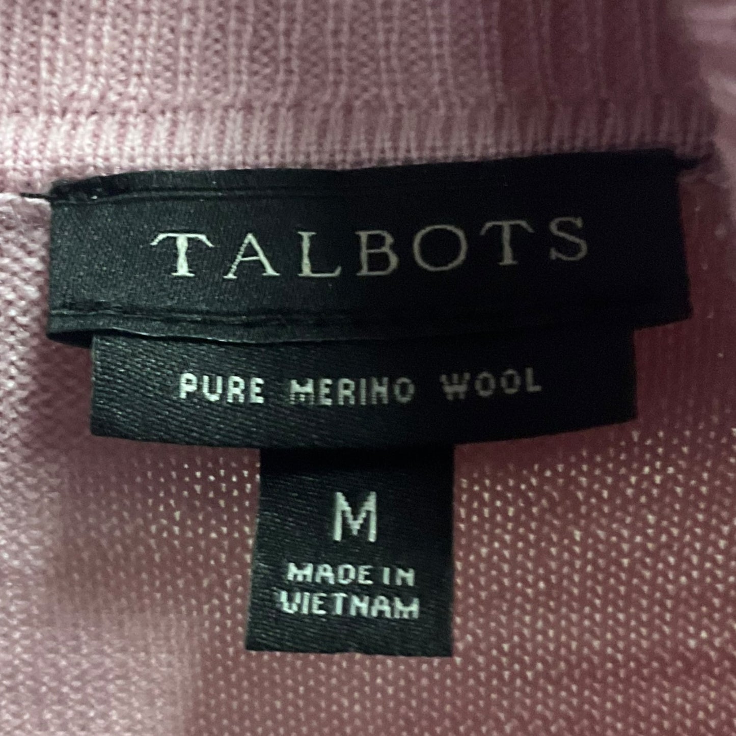 Sweater By Talbots In Pink, Size: M