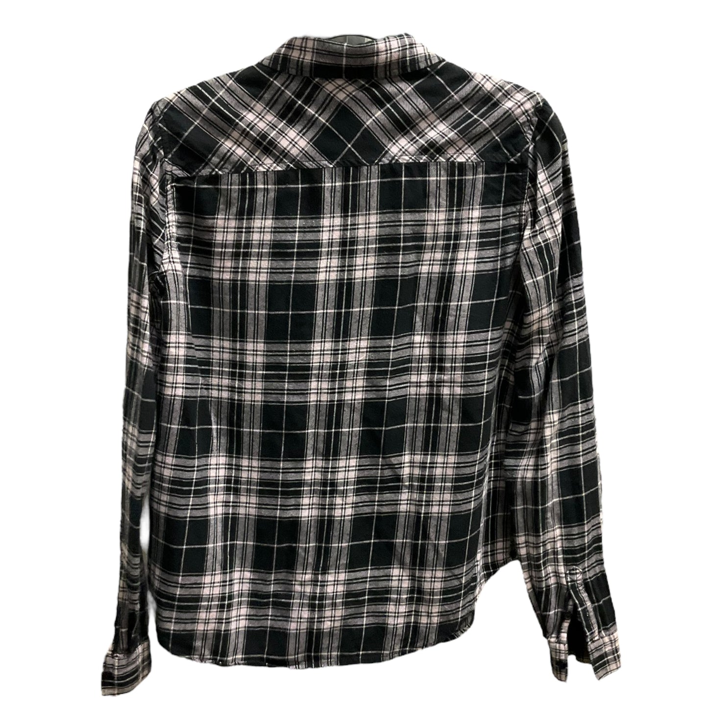 Top Long Sleeve By Paige In Plaid Pattern, Size: S