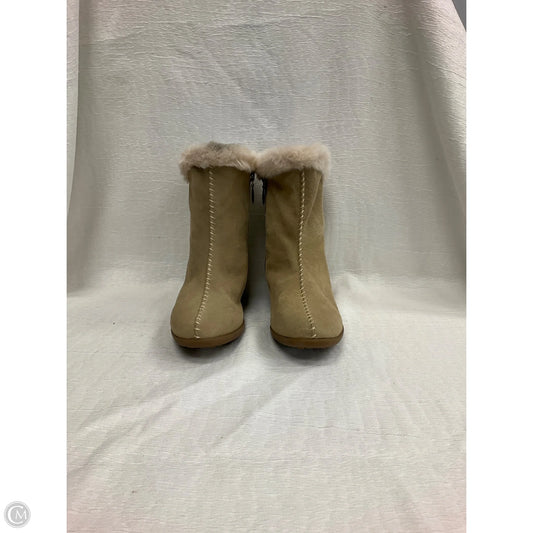 Boots Ankle Flats By Sporto In Tan, Size: 8