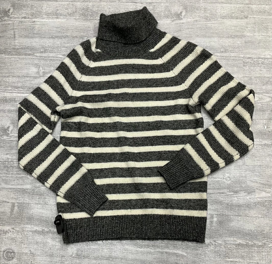 Sweater By Loft In Grey & White, Size: Xs