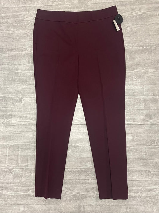 Pants Dress By Talbots In Maroon, Size: 12