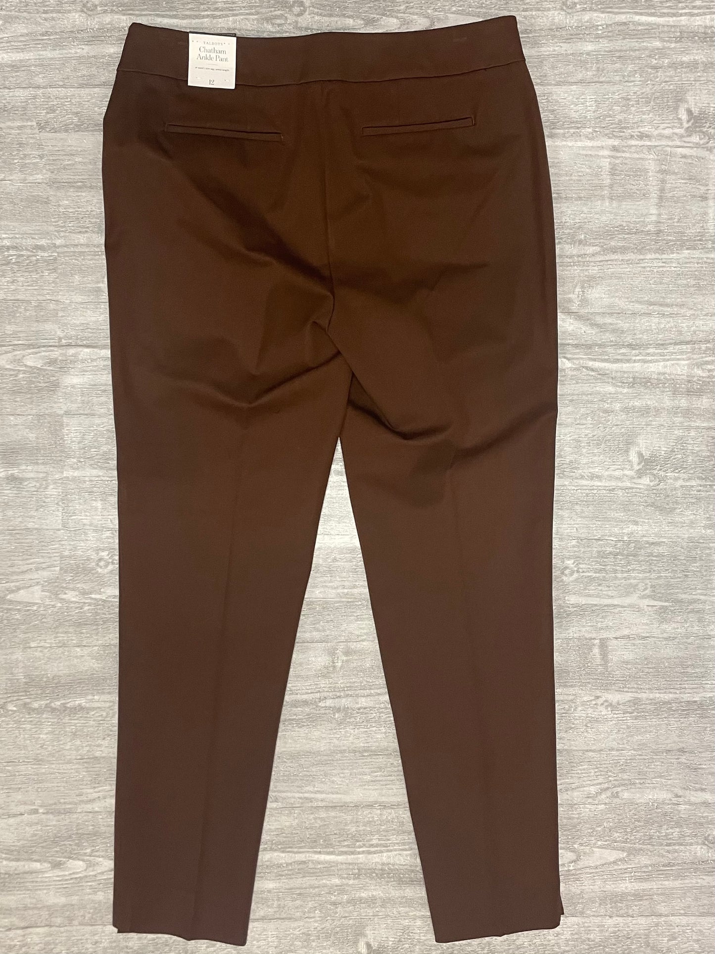 Pants Dress By Talbots In Brown, Size: 12