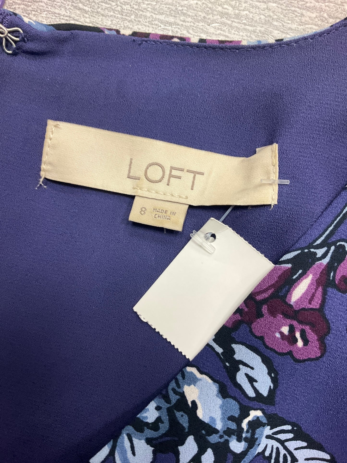 Dress Casual Short By Loft In Floral Print, Size: 8