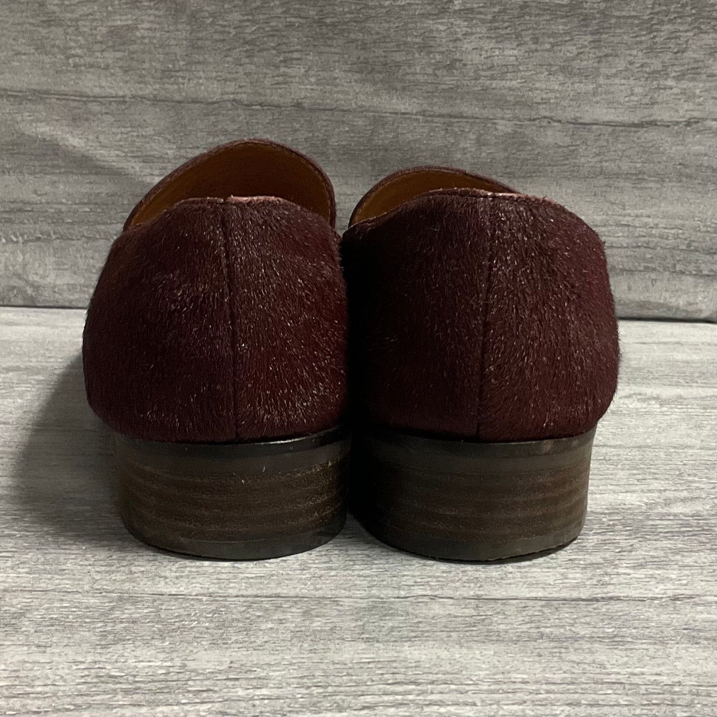 Shoes Heels Block By Lucky Brand In Maroon, Size: 8.5