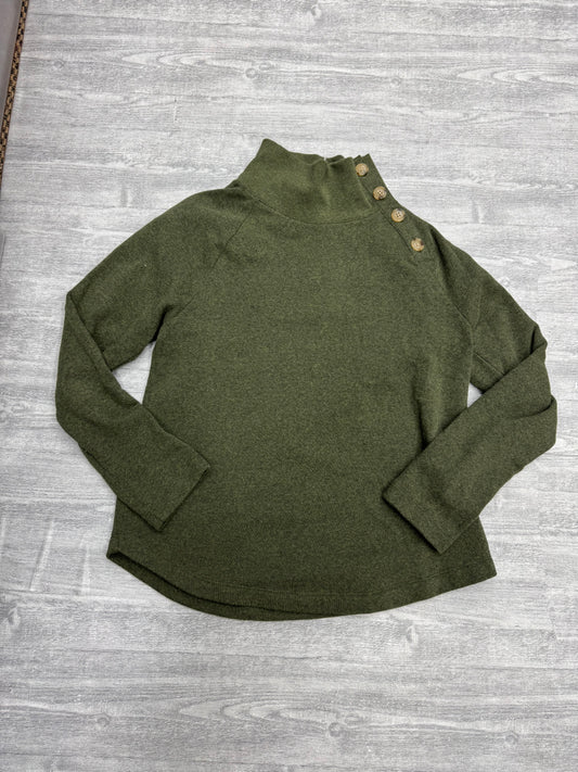 Top Long Sleeve By J. Crew In Green, Size: S