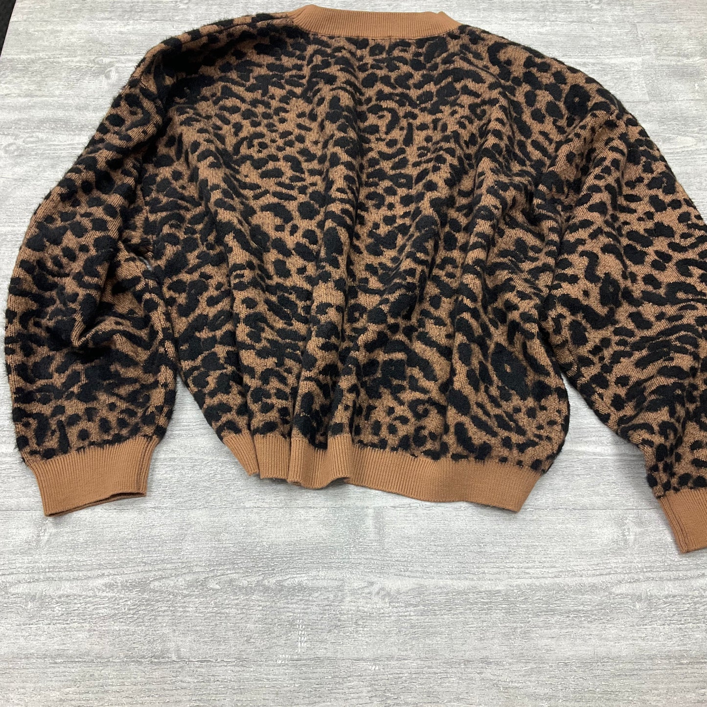 Sweater By Joa In Animal Print, Size: L