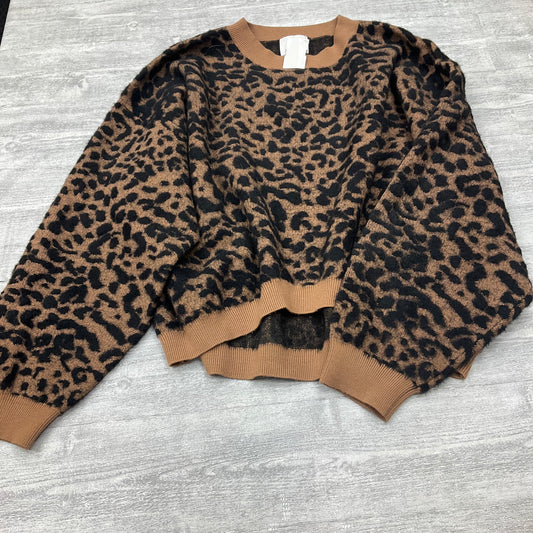 Sweater By Joa In Animal Print, Size: L