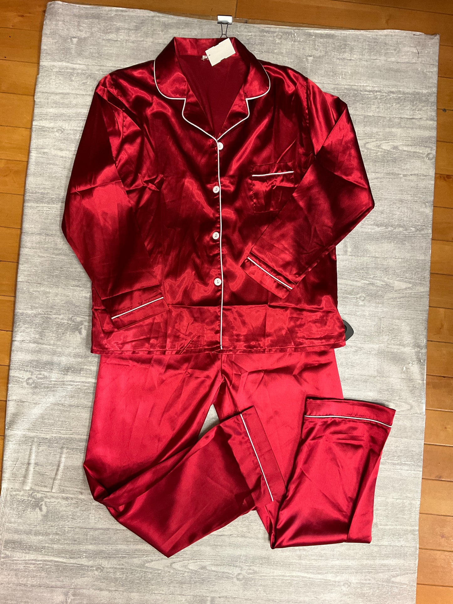 Pajamas 2pc By Clothes Mentor In Red, Size: Xl