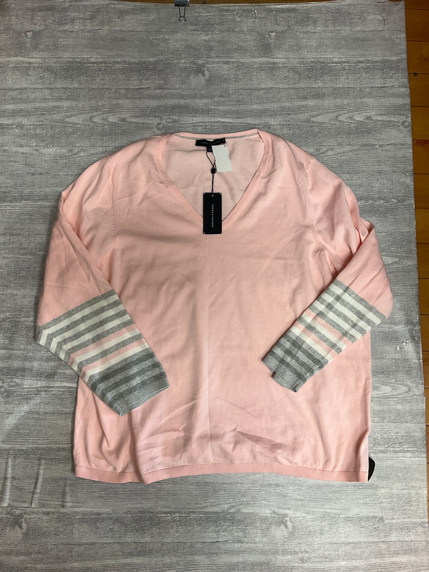 Sweater By Tommy Hilfiger In Pink, Size: 3x