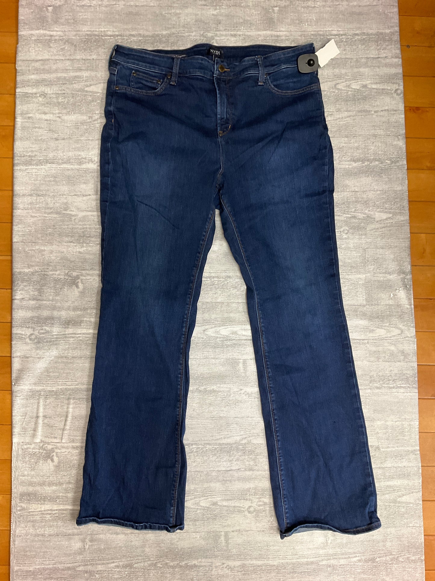 Jeans Boot Cut By Not Your Daughters Jeans In Blue Denim, Size: 18