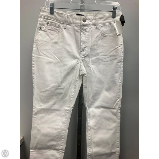 Jeans Skinny By Not Your Daughters Jeans In White Denim, Size: 10p