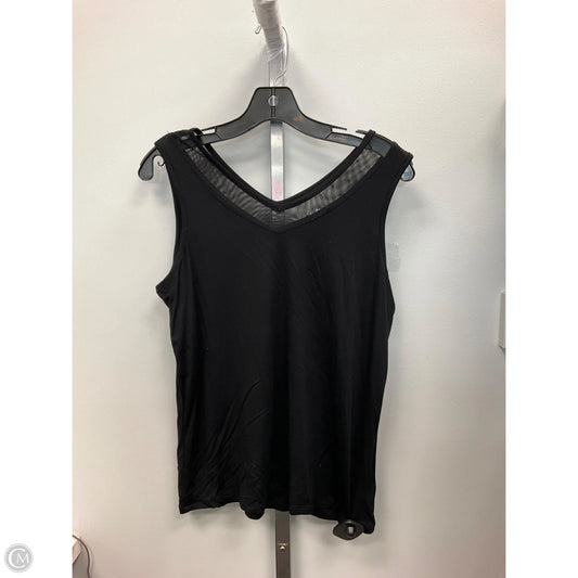 Top Sleeveless By Tahari By Arthur Levine In Black, Size: M