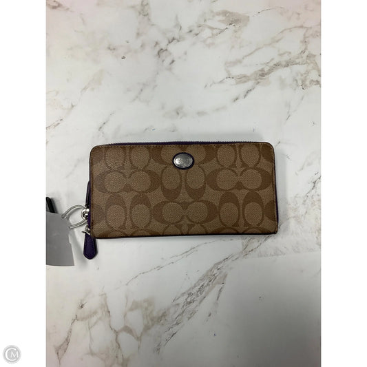 Wallet Designer By Coach, Size: Large