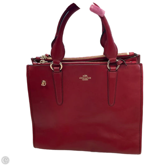 Handbag Designer By Coach, Size: Medium