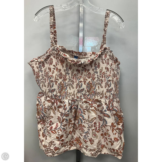 Top Sleeveless By Old Navy In Multi-colored, Size: 3x
