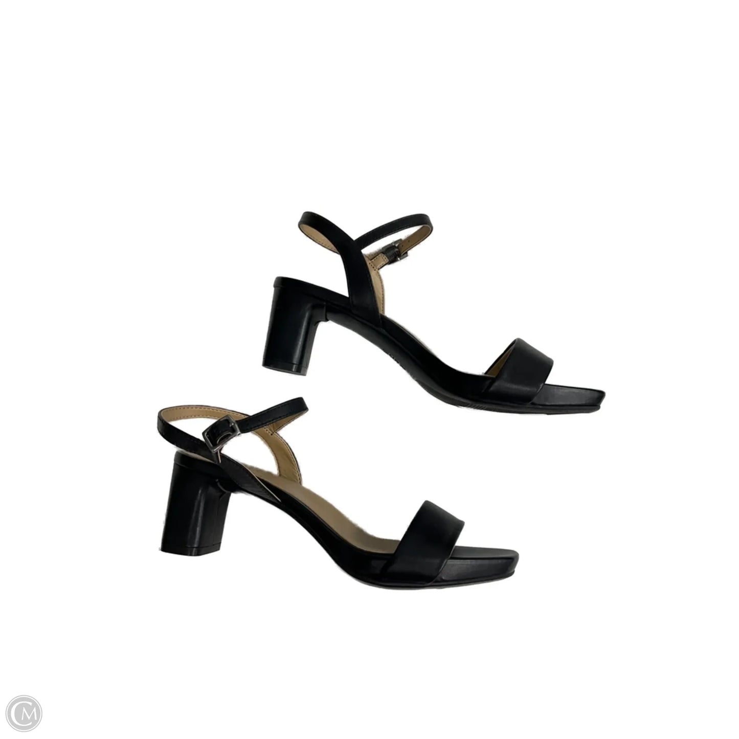Sandals Heels Block By Naturalizer In Black, Size: 6