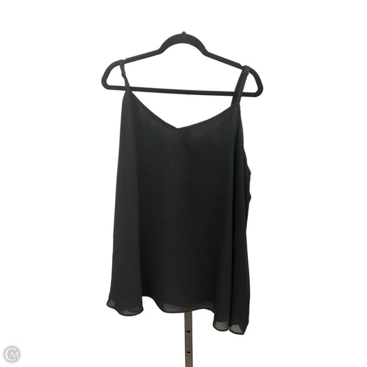 Top Sleeveless By Torrid In Black, Size: 4x