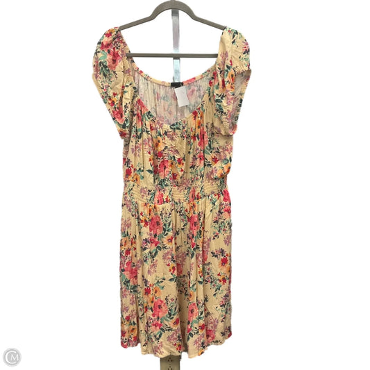 Dress Casual Short By Torrid In Floral Print, Size: 3x