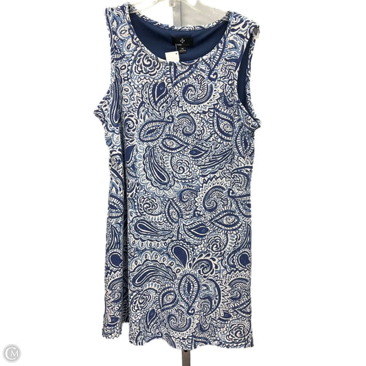 Dress Casual Short By Ronnie Nicole In Blue, Size: Xl