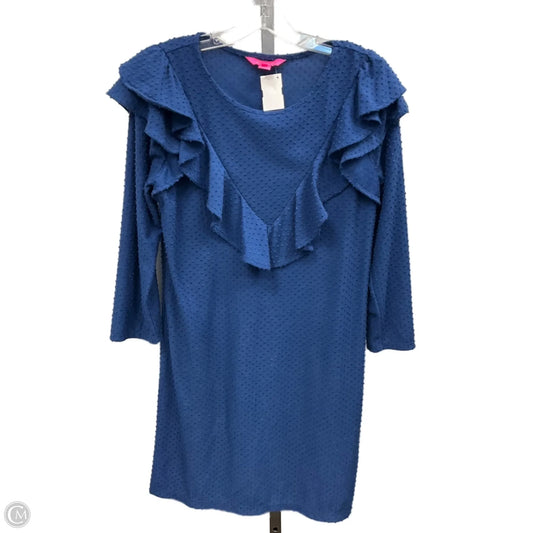 Dress Designer By Lilly Pulitzer In Blue, Size: L