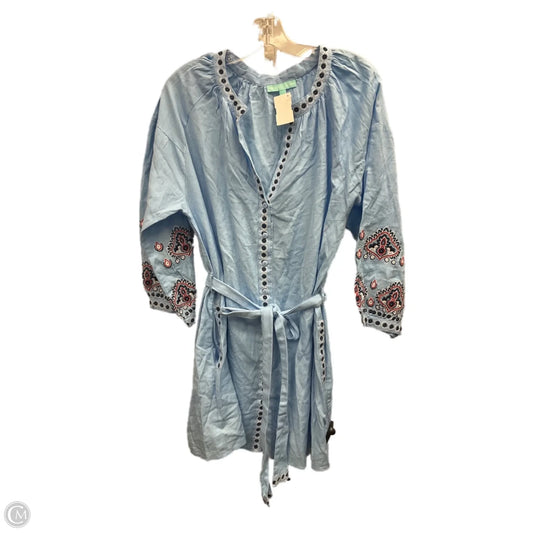 Dress Casual Short By Melissa Odabash In Blue, Size: L