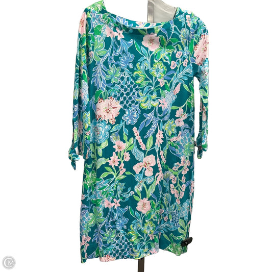 Dress Designer By Lilly Pulitzer In Aqua, Size: S