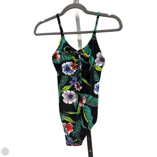 Swimsuit By Old Navy In Tropical Print, Size: S