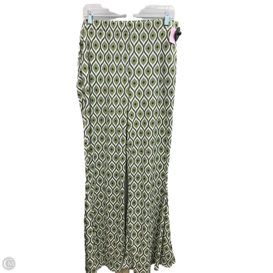Pants Wide Leg By Cmc In Green, Size: Xl