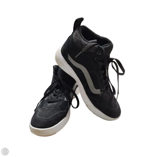 Shoes Sneakers By Vans In Black, Size: 8.5