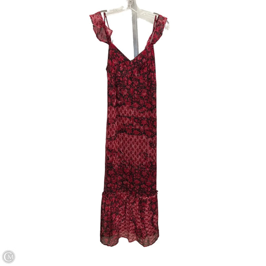 Dress Casual Midi By Lucky Brand In Floral Print, Size: M