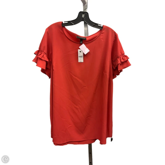 Top Short Sleeve By Lane Bryant In Orange, Size: 16