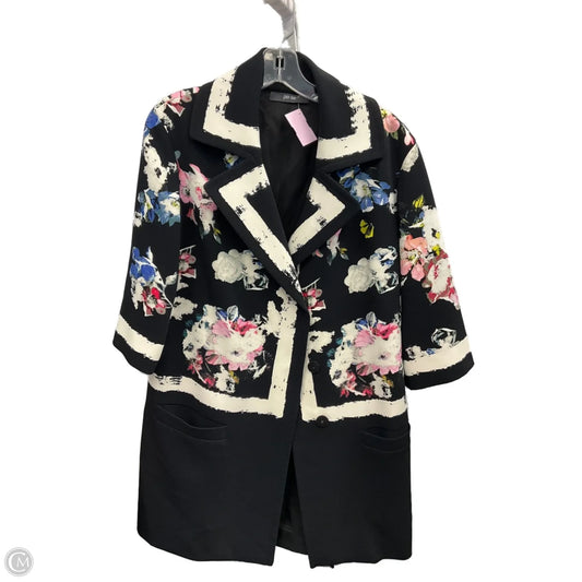 Blazer By Per Se In Floral Print, Size: 6