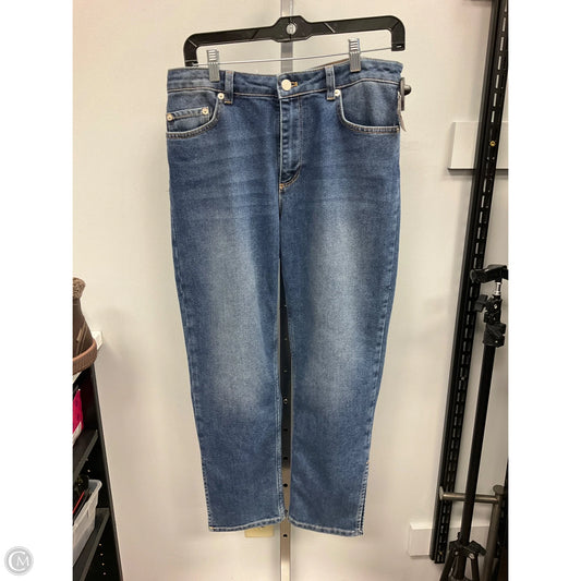 Jeans Straight By French Connection In Blue Denim, Size: 8
