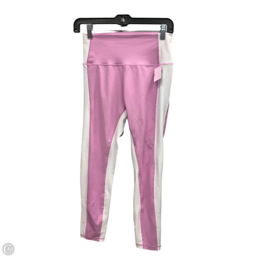 Athletic Leggings By Cmc In Pink & White, Size: M