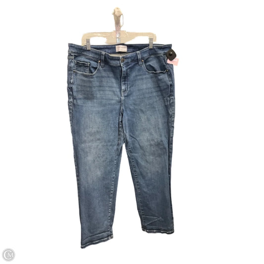 Jeans Straight By Lane Bryant In Blue Denim, Size: 18