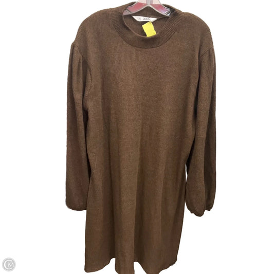 Dress Casual Short By Cmc In Brown, Size: 3x