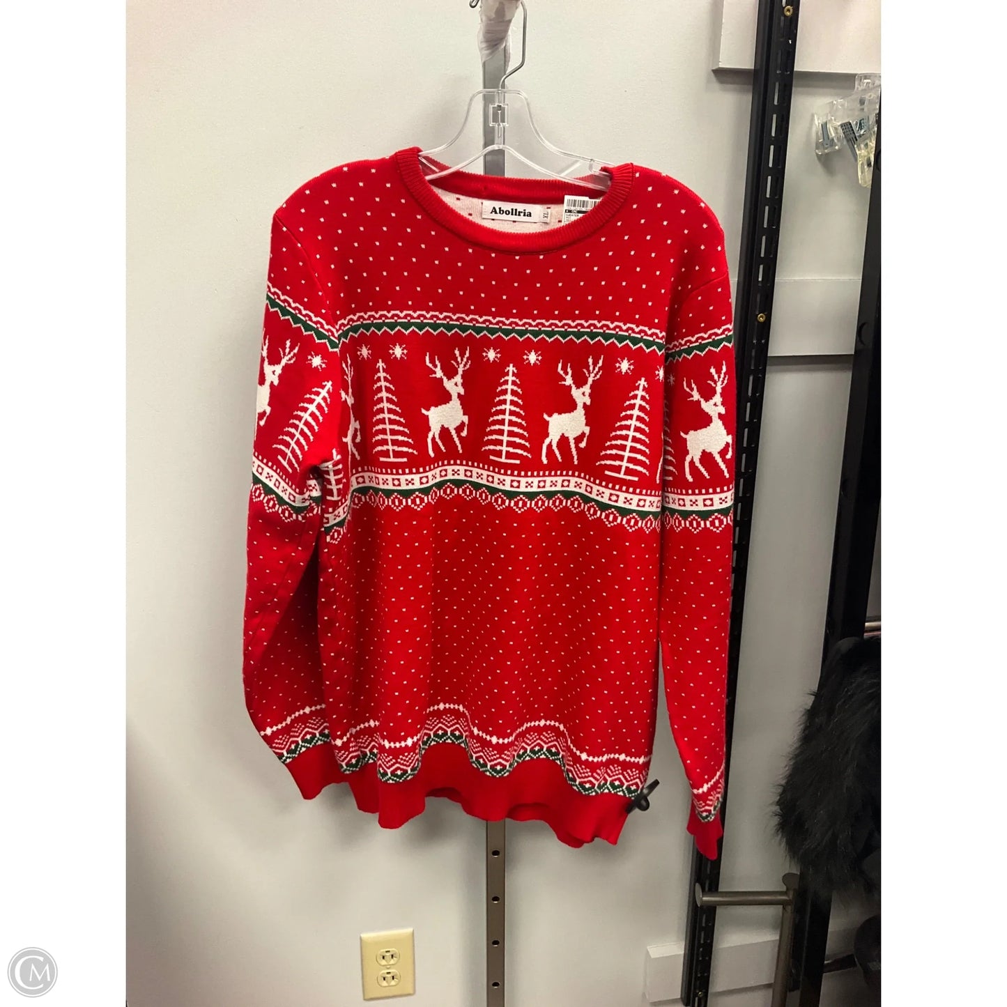 Sweater By Cmc In Red, Size: Xl